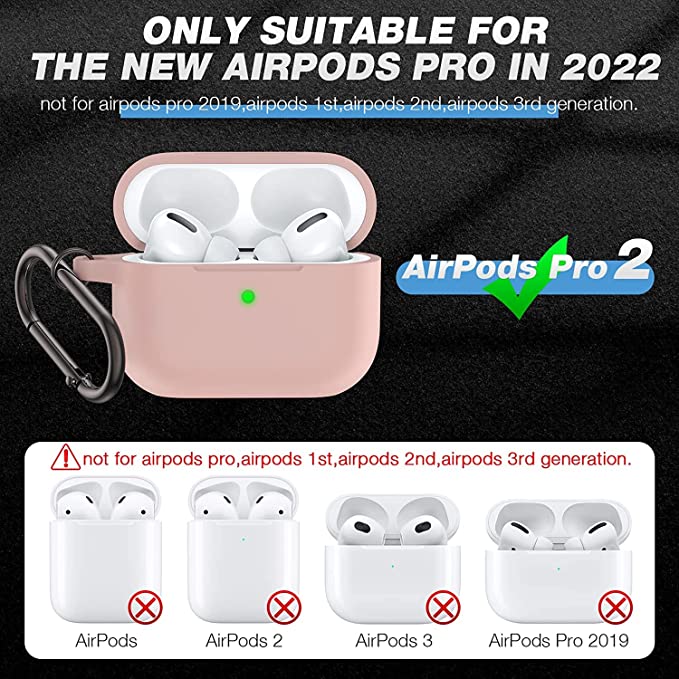 Airpods Pro 2 Soft Silicon Case - Pink