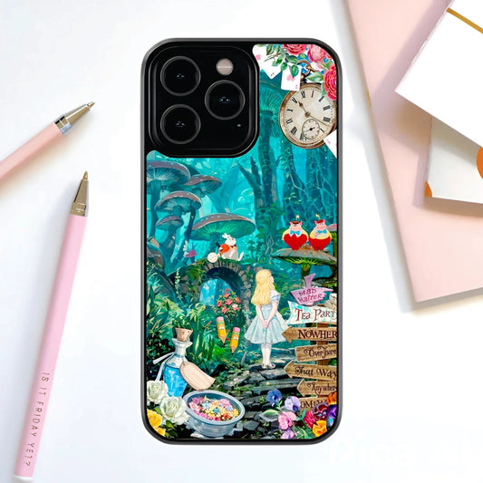 Alice's Curious Case Glass Cover