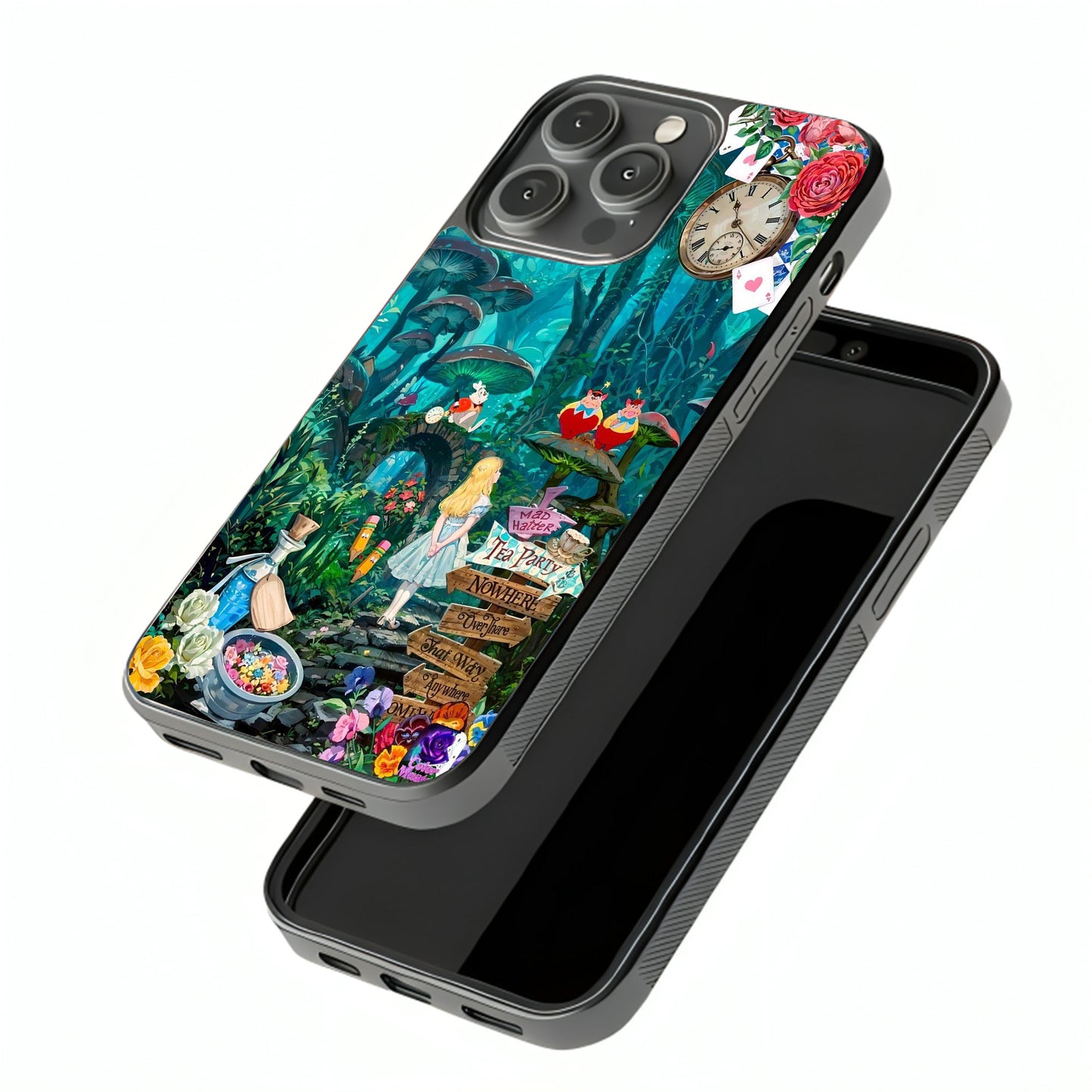 Alice's Curious Case Glass Cover