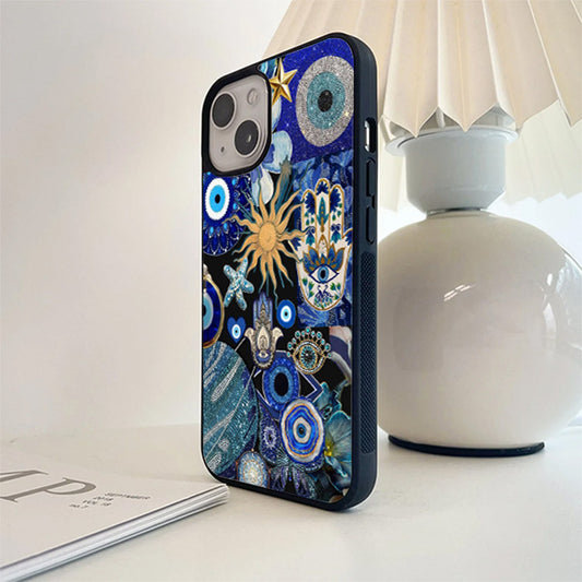 Charm Evil Eye Glass Cover