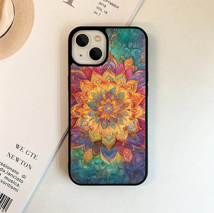 Colorful Mandala Glass Cover