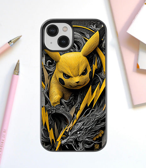 Dark Storm Pikachu Glass Cover
