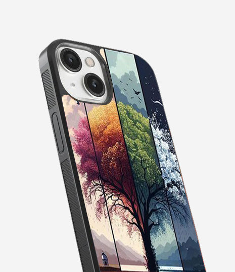 Four Seasons Tree Glass Cover