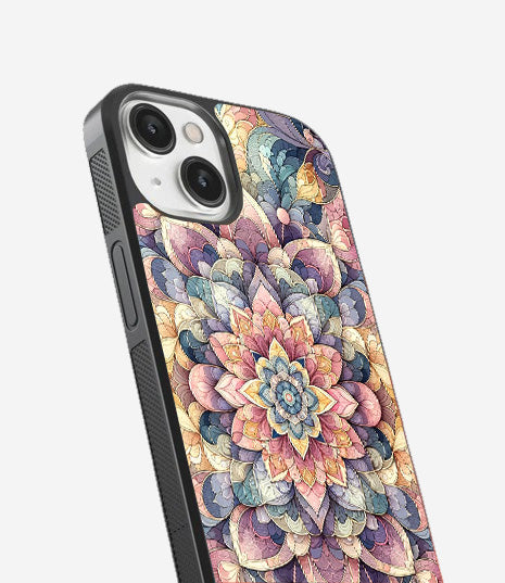 Geometric Mandala Glass Cover
