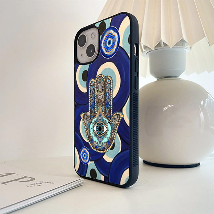 Hand Evil Eye Glass Cover