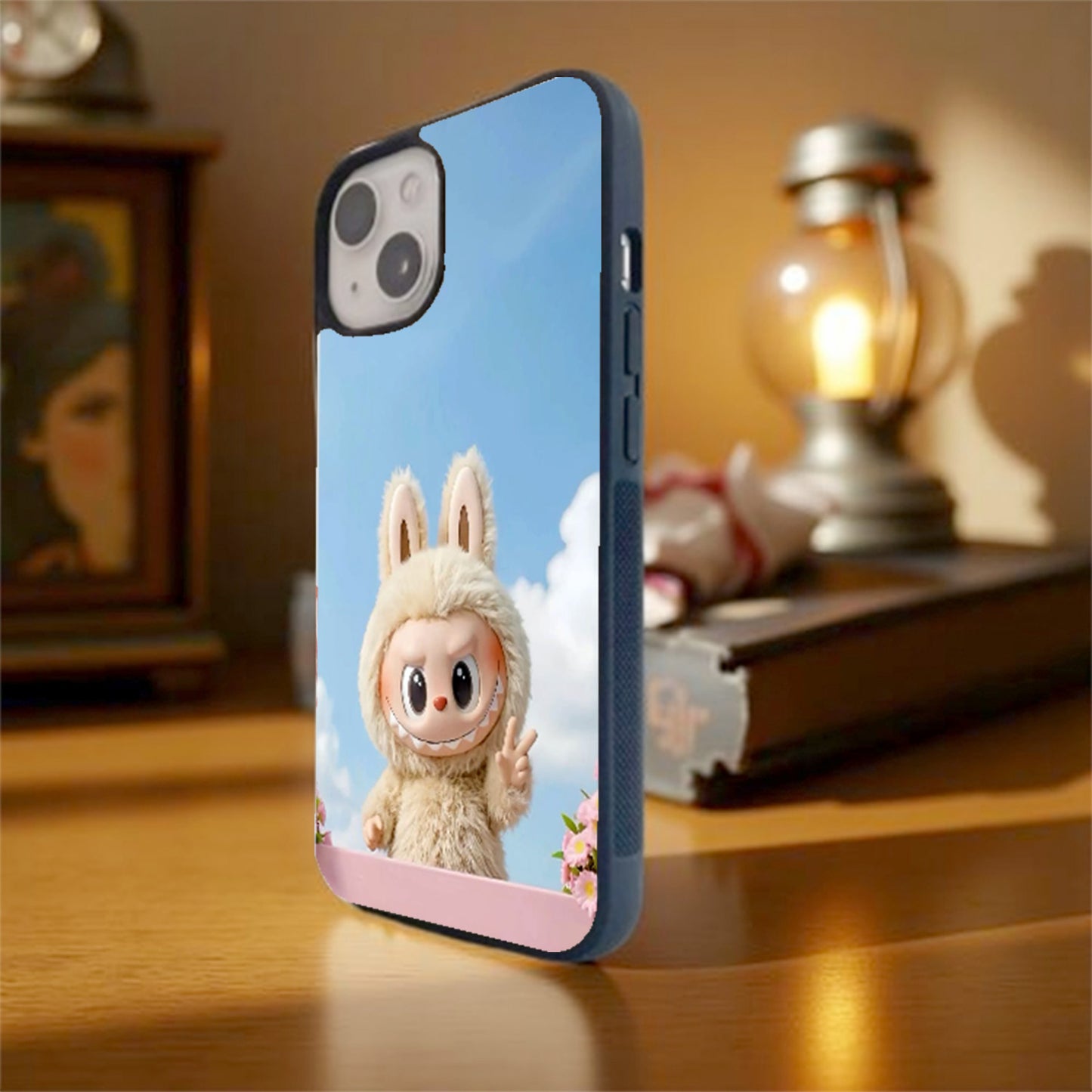 Labubu Sky Peace Glass Cover