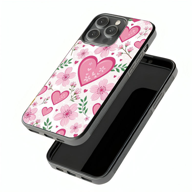 Love in Bloom Glass Cover