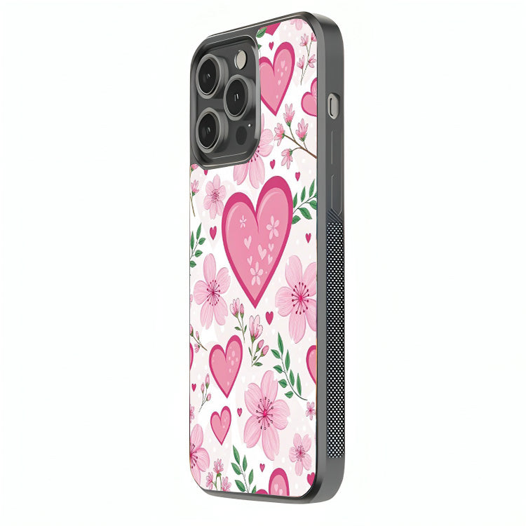 Love in Bloom Glass Cover