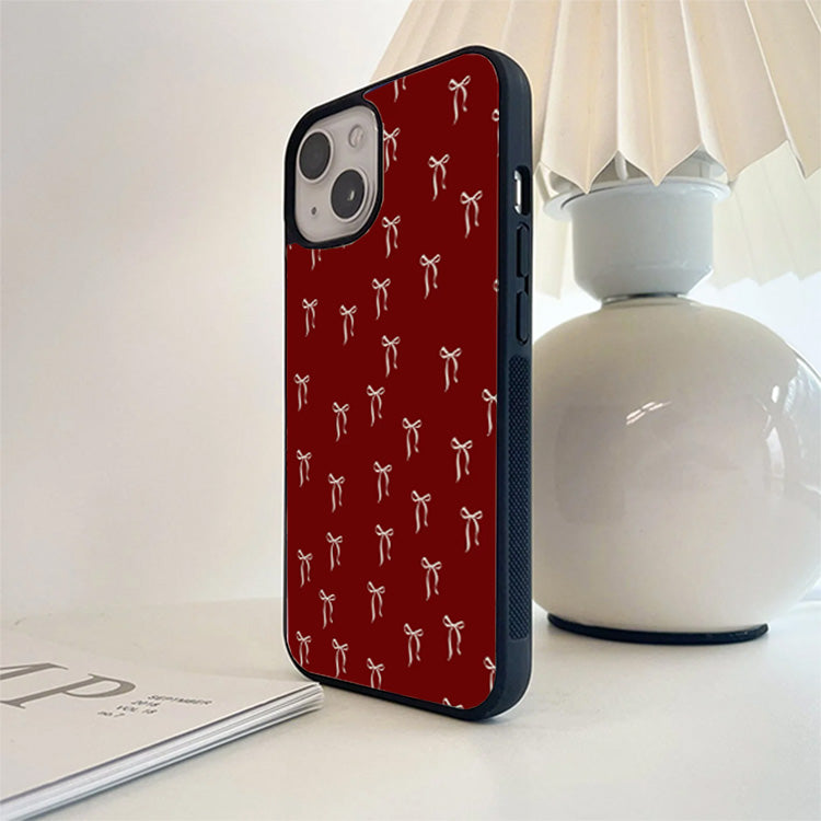 Multi Red Ribbon Glass Cover