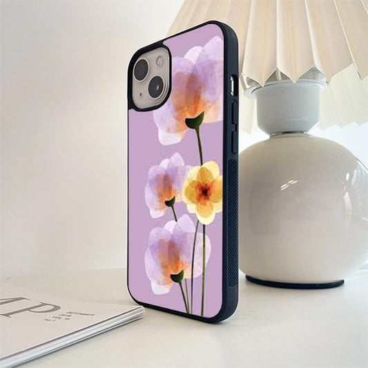 Pastel  Pink Bow Glass Cover