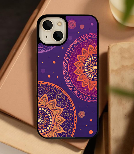 Purple Haze Mandala Glass Cover