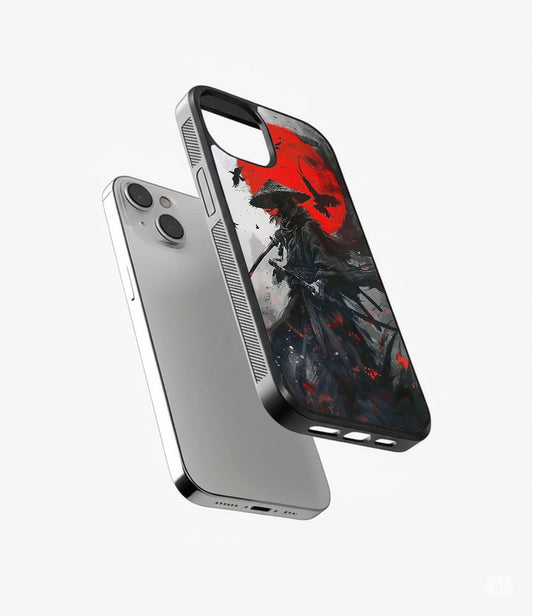 Red Sun Warrior Glass Cover