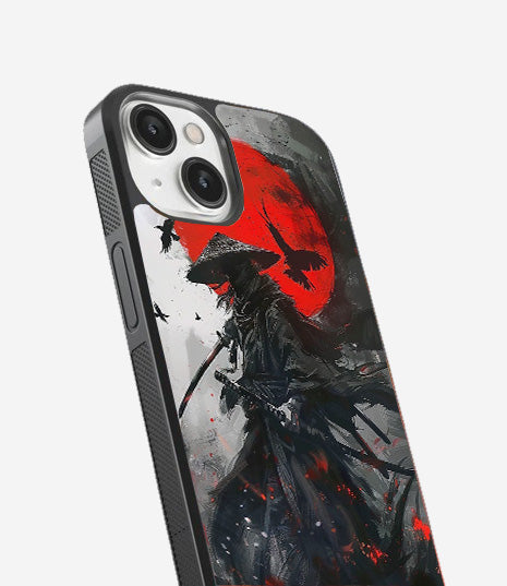 Red Sun Warrior Glass Cover