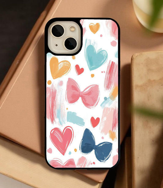 Romantic Strokes Glass Cover