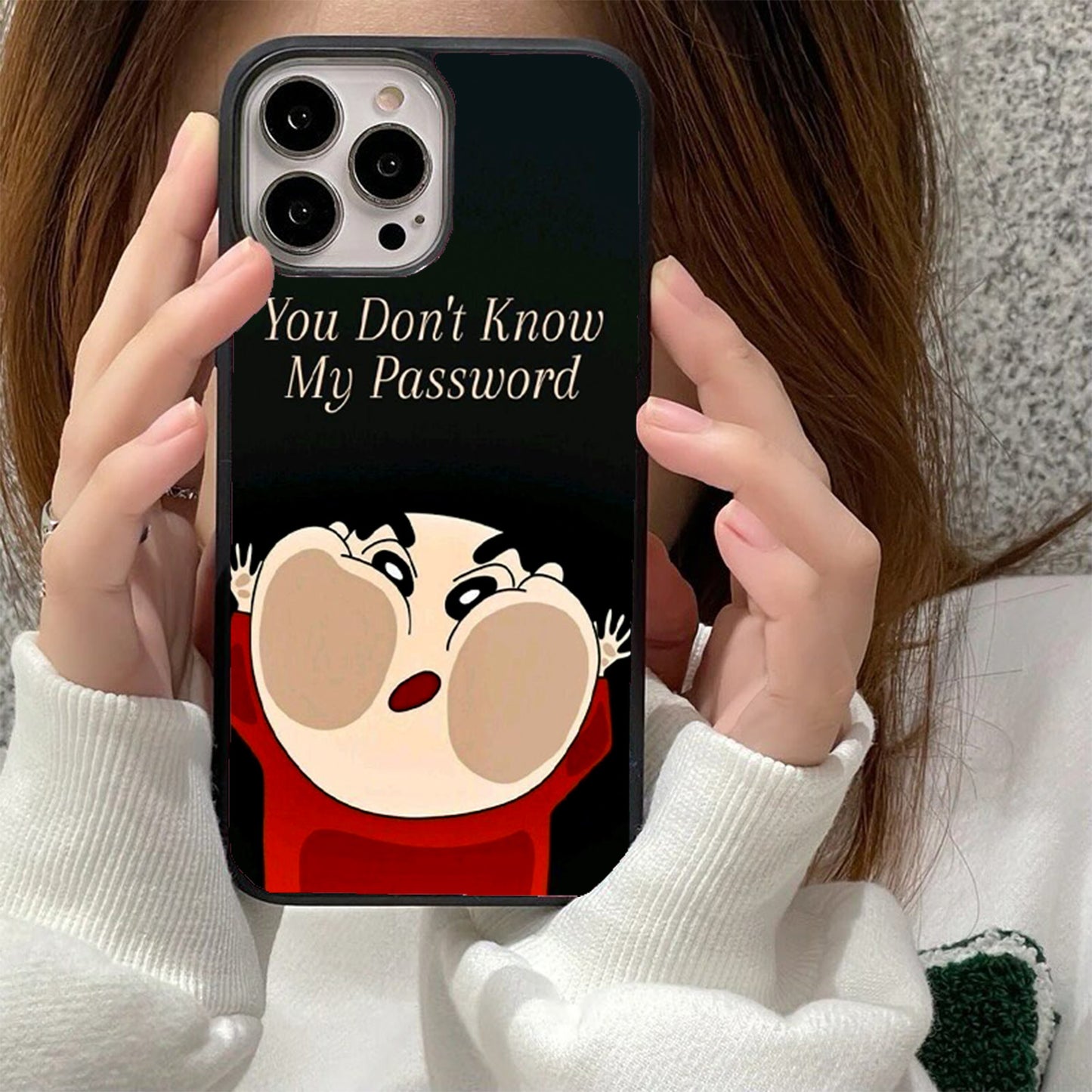 Shin-chan's Secret Glass Cover