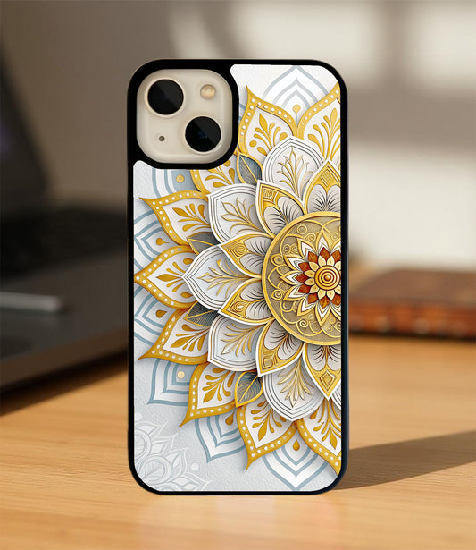 Sunstone Mandala Glass Cover