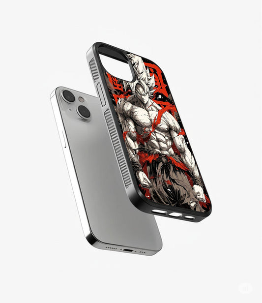 Super Saiyan White Goku Glass Cover