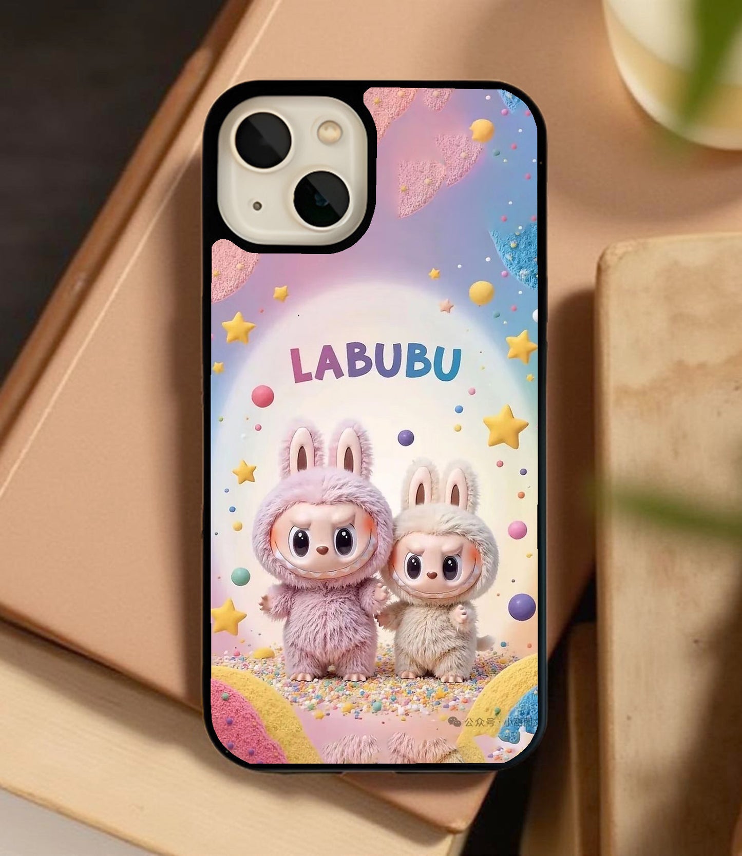 Sweet Labubu Duo Glass Cover
