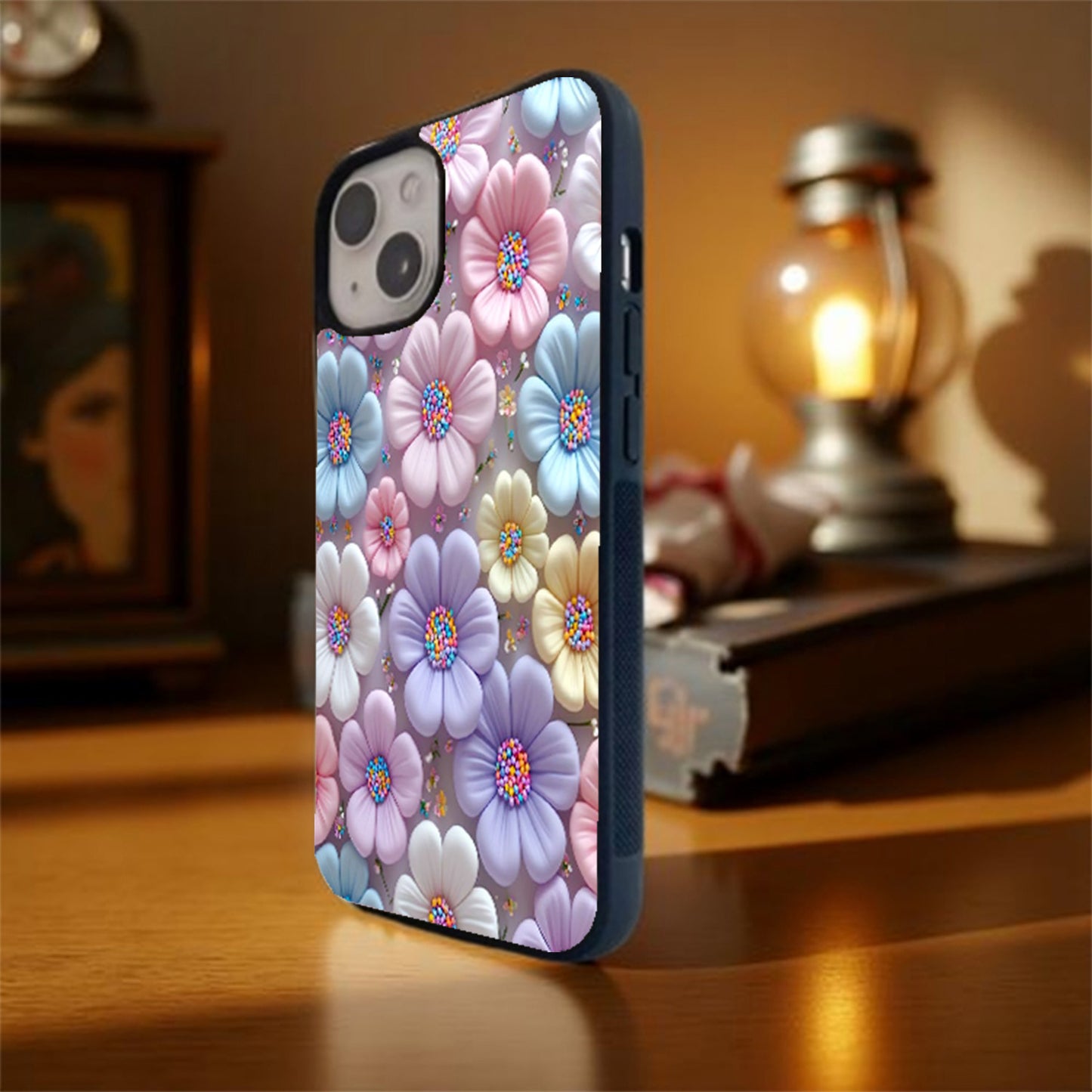 Tactile Blooms Glass Cover
