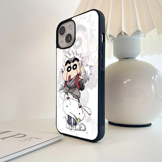 WHITE SHINCHAN Glass Cover