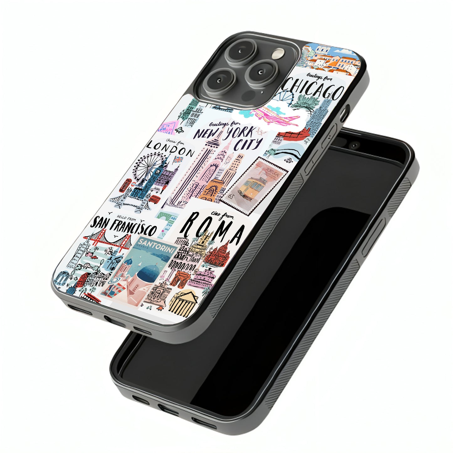 Wanderlust Wrap Glass Cover