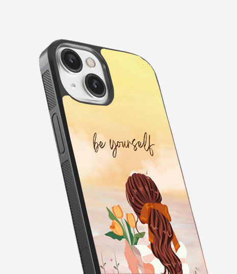 Be YourSelf Glass Cover