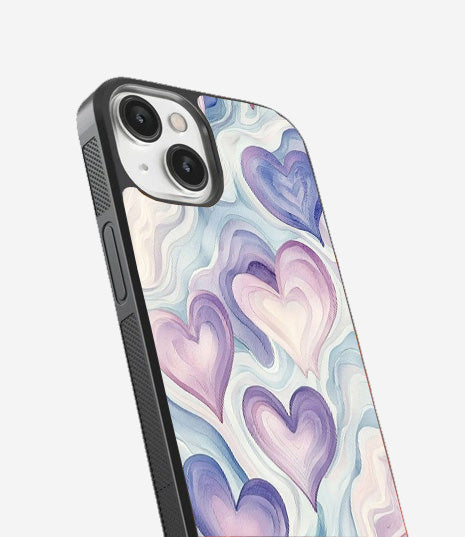 Floating Heart Glass Cover