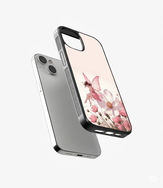 Sitting Fairy Glass Cover