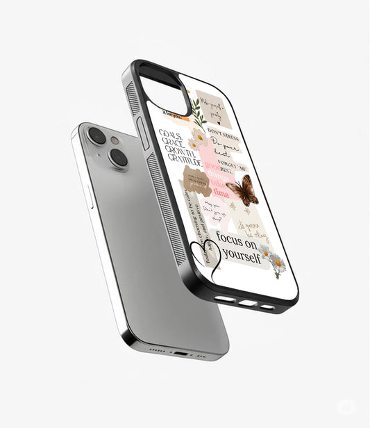 Focus On YourSelf Glass Cover