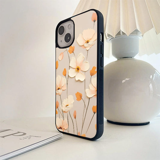 floral Beauty flower Glass Case
