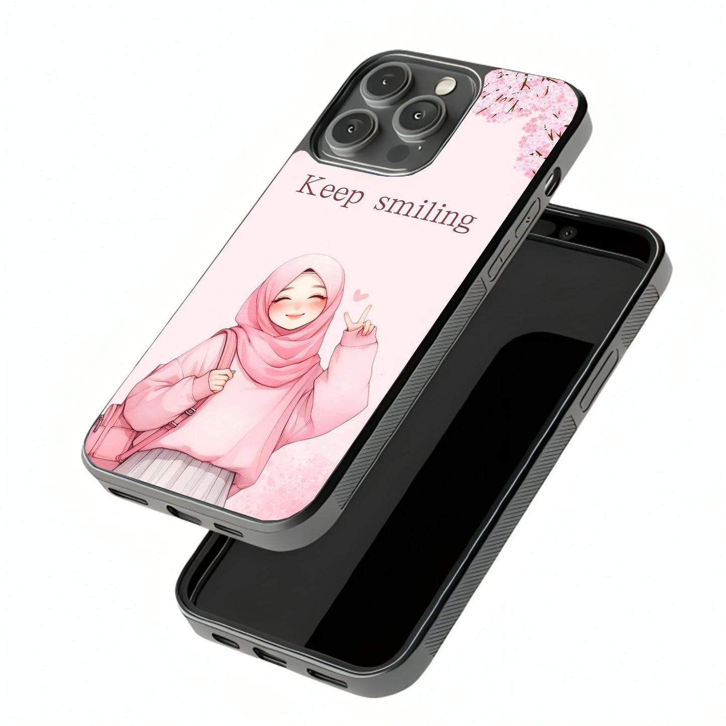 Keep Smile Glass Cover