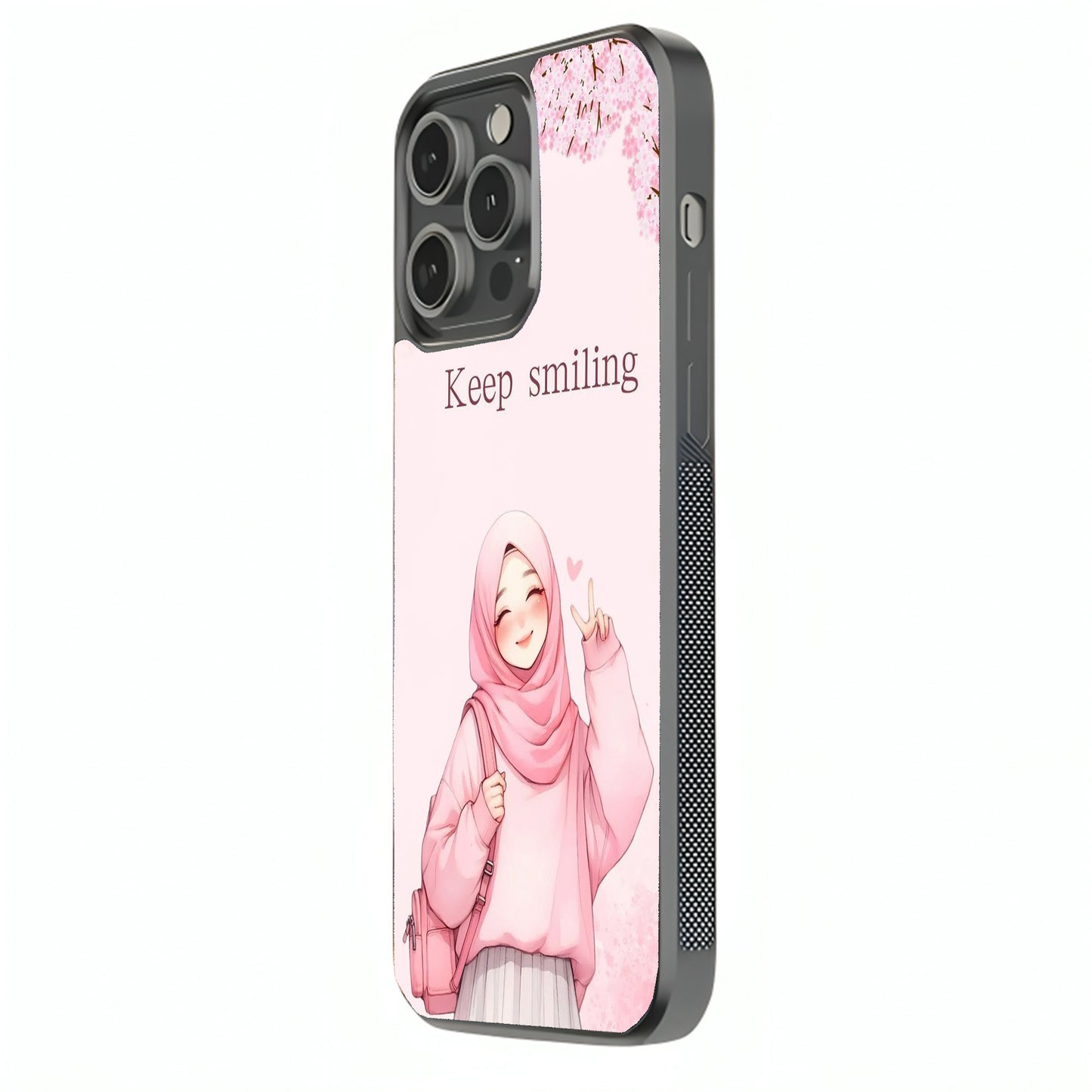 Keep Smile Glass Cover