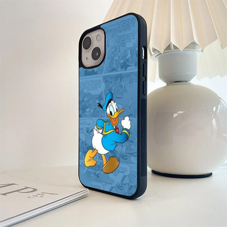 Blue Donald Duck Glass Cover