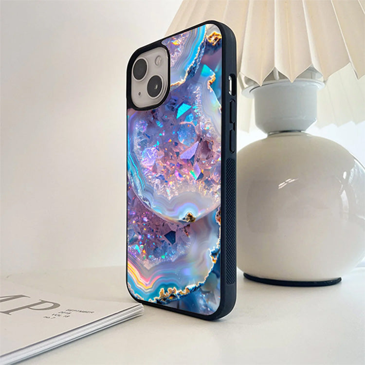 Blue Marble Glass Cover