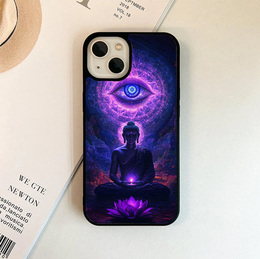 Budha Evil Eye Glass Cover