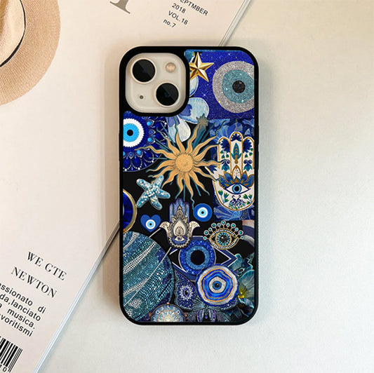 Charm Evil Eye Glass Cover