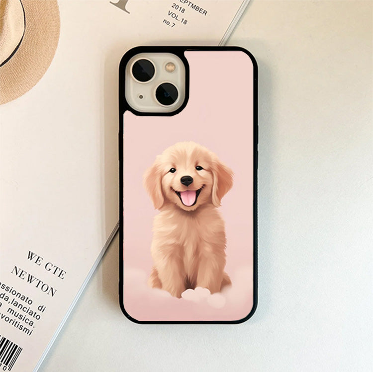 Cute Little Dog Glass Case