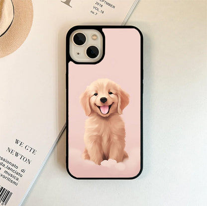 Cute Little Dog Glass Case