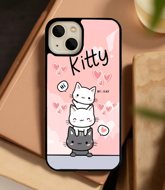 Cat Tower Cuteness Glass Cover