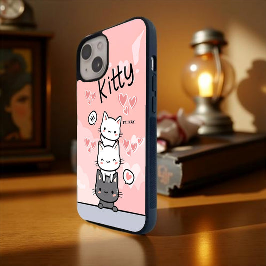 Cat Tower Cuteness Glass Cover