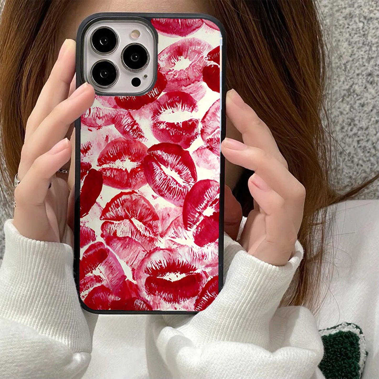 Checkered Charm Glass Cover