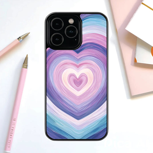 Chromatic Heart Glass Cover