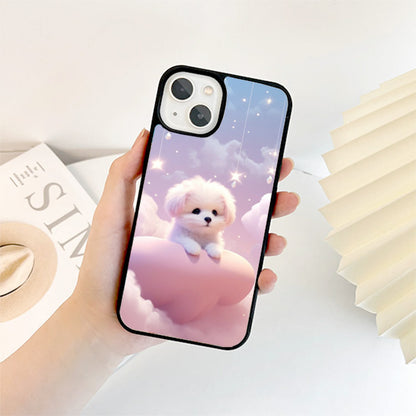 Cute Papi Dog Glass Case