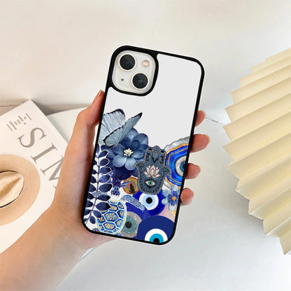 Evil Eye Butter Fly Glass Cover