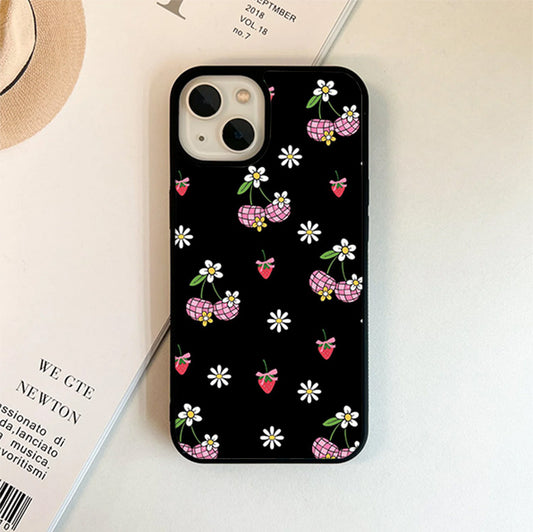 Flower with Strobery Glass Cover