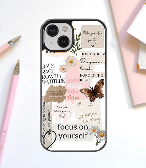 Focus On YourSelf Glass Cover