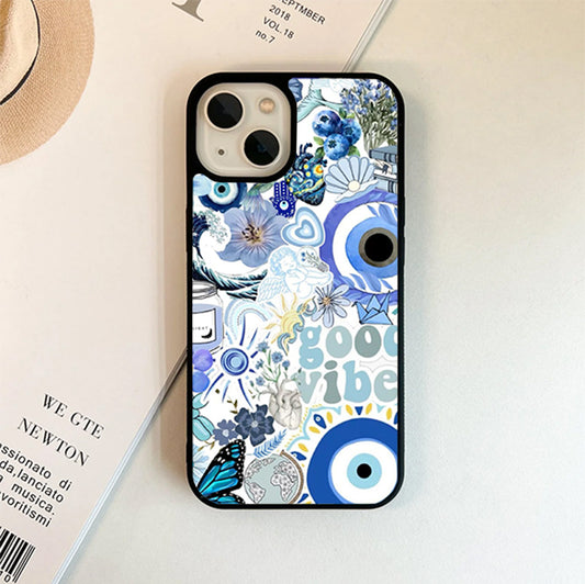 Good Vibes Eyes Glass Cover