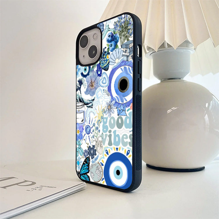 Good Vibes Eyes Glass Cover