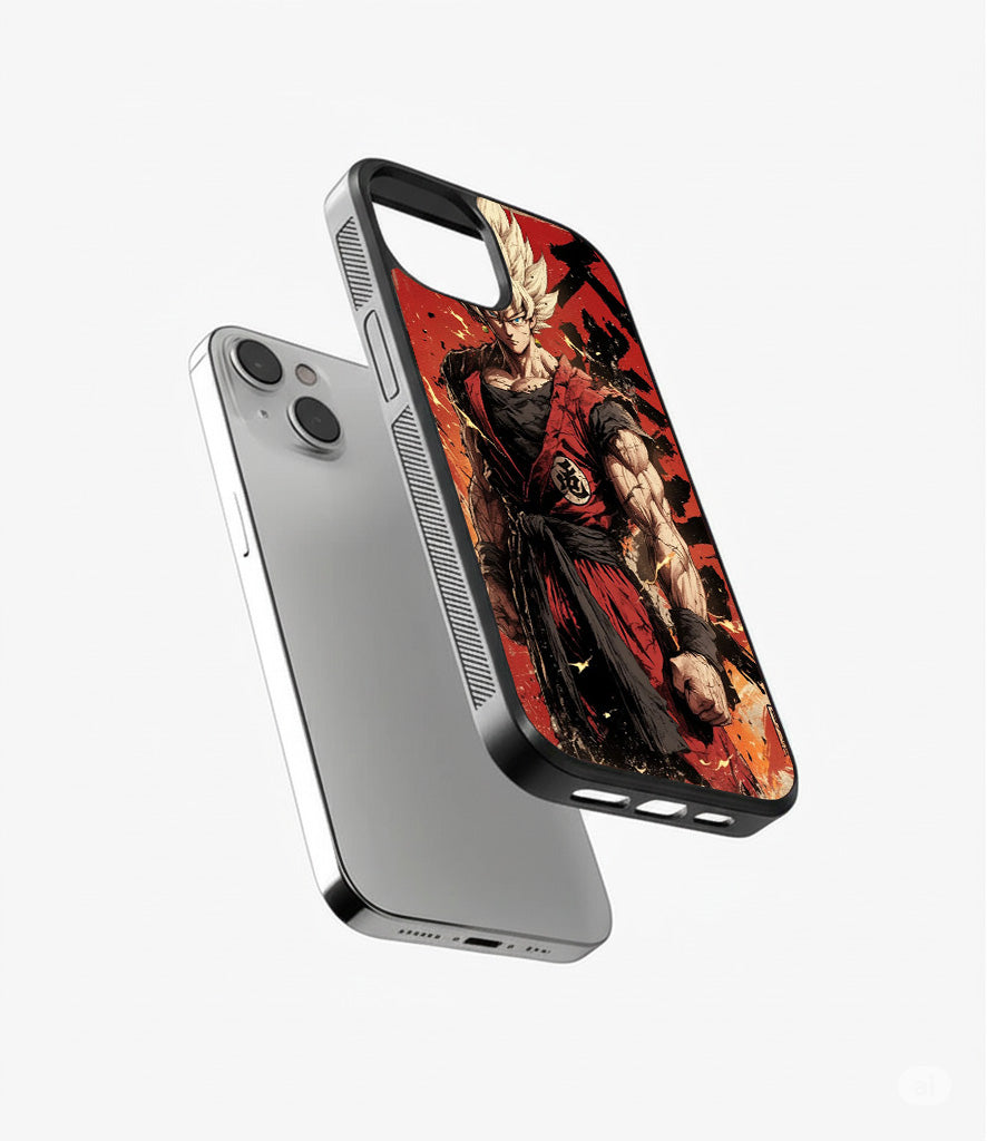 Goku Orange Gi Power Glass Cover