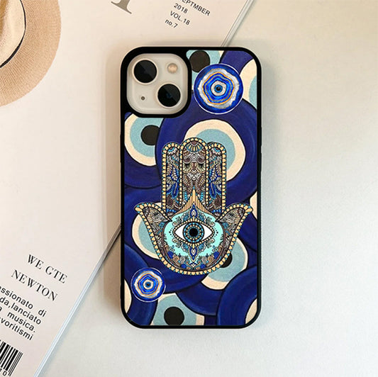 Hand Evil Eye Glass Cover